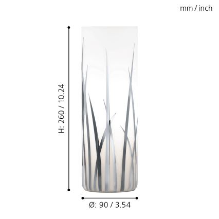 Eglo 54886 - LED-pöytävalaisin 1xE27/6W/230V 3000K