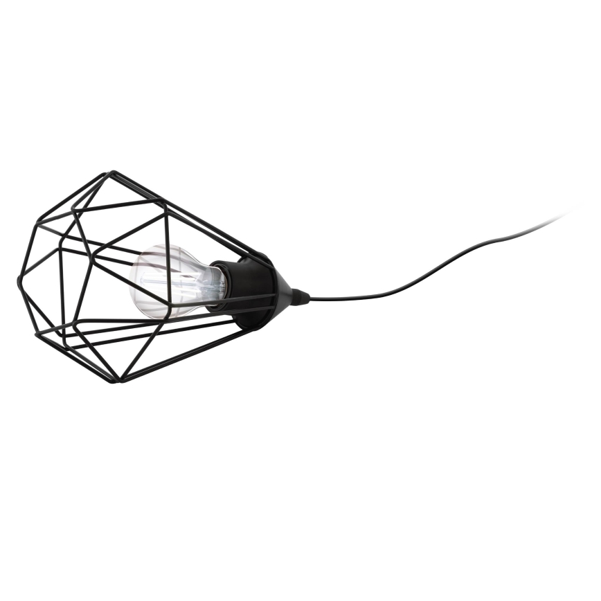 Eglo 54889 - LED Pistorasiapöytävalo 1xE27/4W/230V 3000K musta
