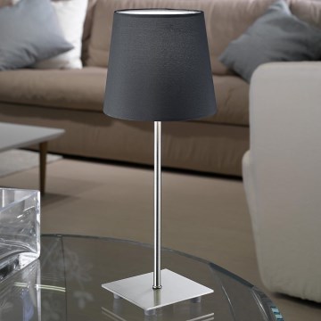Eglo 54906 - LED-pöytävalaisin 1xE14/6W/230V harmaa/mattakromi