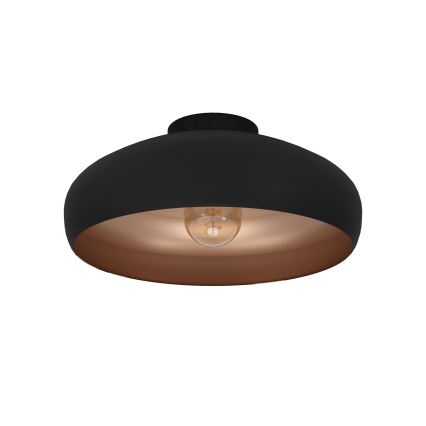 Eglo 55248 - Kattovalo MOGANO 1xE27/60W/230V musta