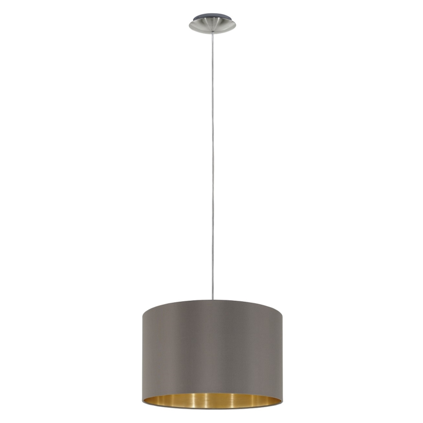 Eglo 55269 - Kattokruunu johdossa MASERLO 1xE27/60W/230V ruskea
