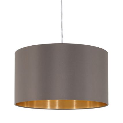 Eglo 55269 - Kattokruunu johdossa MASERLO 1xE27/60W/230V ruskea