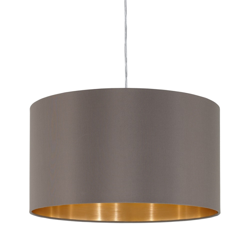 Eglo 55269 - Kattokruunu johdossa MASERLO 1xE27/60W/230V ruskea