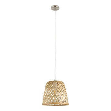 Eglo 55696 - KIRKCOLM-riippuvalaisin vaijerilla 1xE27/60W/230V beige