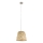 Eglo 55696 - KIRKCOLM-riippuvalaisin vaijerilla 1xE27/60W/230V beige