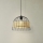 Eglo 55709 - Kattokruunu johdossa ANWICK 1xE27/40W/230V rottinki
