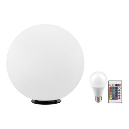 Eglo 55786 - LED RGBW Ulkovalaisin MONTEROLO-C 1xE27/9W/230V 2700-6500K IP65 halkaisija 30 cm + kauko-ohjaus