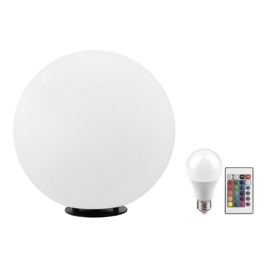 Eglo 55786 - LED RGBW Ulkovalaisin MONTEROLO-C 1xE27/9W/230V 2700-6500K IP65 halkaisija 30 cm + kauko-ohjaus