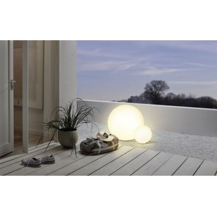 Eglo 55786 - LED RGBW Ulkovalaisin MONTEROLO-C 1xE27/9W/230V 2700-6500K IP65 halkaisija 30 cm + kauko-ohjaus