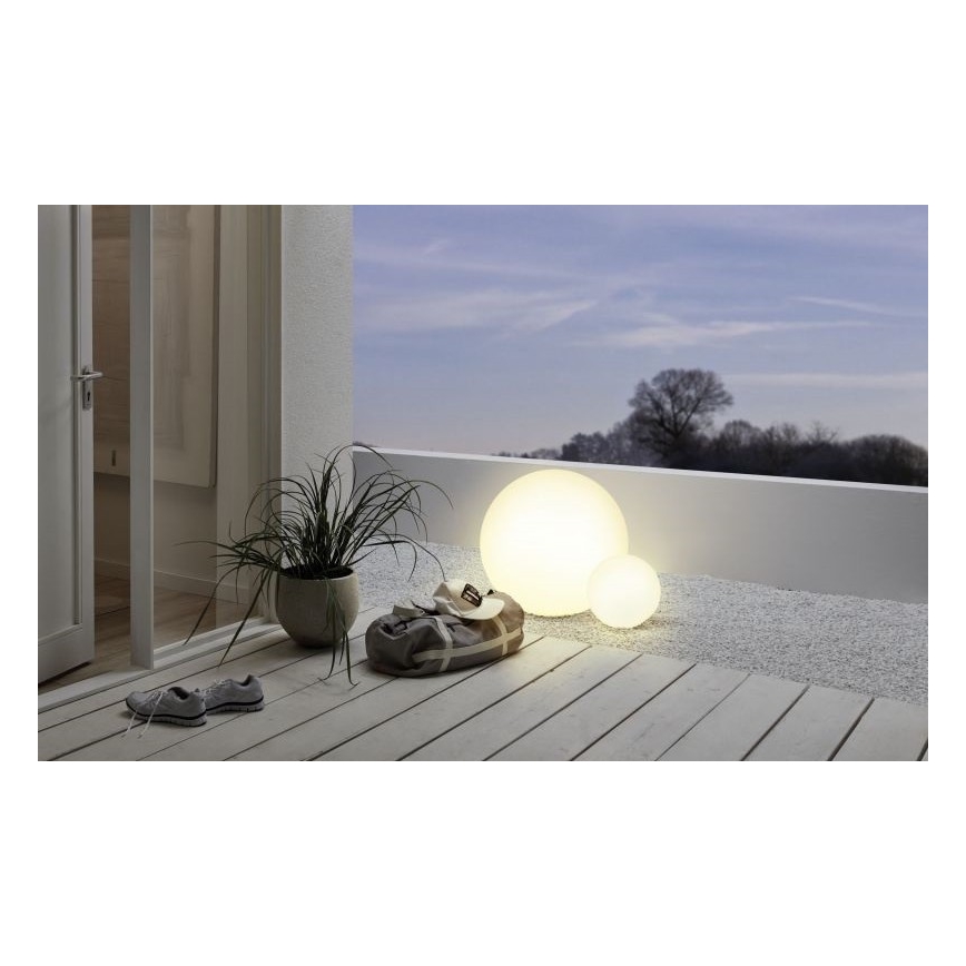 Eglo 55786 - LED RGBW Ulkovalaisin MONTEROLO-C 1xE27/9W/230V 2700-6500K IP65 halkaisija 30 cm + kauko-ohjaus