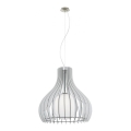 Eglo 61716 - Kattokruunu johdossa TINDORI 1xE27/60W/230V halkaisija 60 cm valkoinen