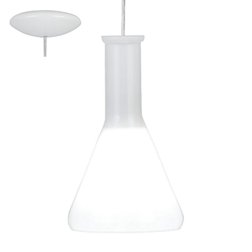 Eglo 62264 - Kattokruunu johdossa PASCOA PRO 1xE27/60W/230V 16,8 cm valkoinen