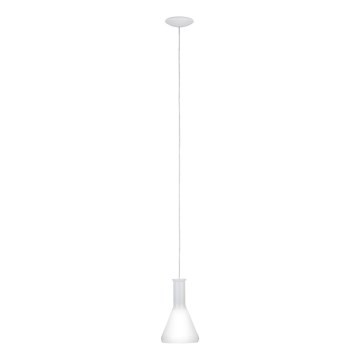 Eglo 62264 - Kattokruunu johdossa PASCOA PRO 1xE27/60W/230V 16,8 cm valkoinen