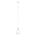 Eglo 62265 - Kattokruunu johdossa PASCOA PRO 1xE27/60W/230V 15,6 cm valkoinen