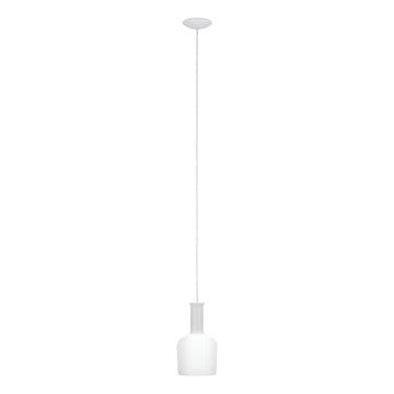 Eglo 62265 - Kattokruunu johdossa PASCOA PRO 1xE27/60W/230V 15,6 cm valkoinen