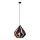 Eglo 62834 - Kattokruunu johdossa CARLTON PRO 1xE27/60W/230V halkaisija 44 cm musta