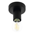 Eglo 64104 - Kattovalo IGUALA 1xE27/40W/230V musta