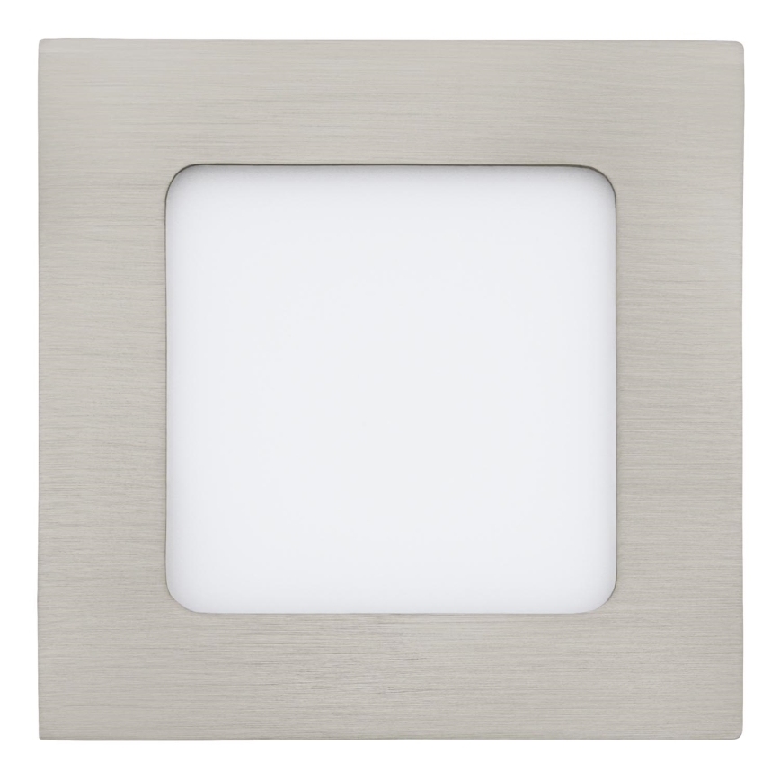 Eglo 64608 - LED upotettava valo FUEVA 1 PRO LED/5,5W/230V 3000K 12x12 cm mattakromi