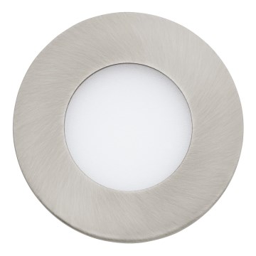 Eglo 64621 - LED upotettava valo FUEVA 1 PRO LED/2,7W/230V 3000K halkaisija 8,5 cm mattakromi