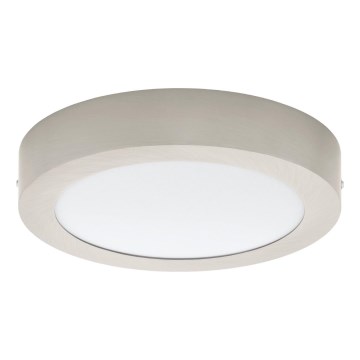 Eglo 64716 - LED-kattovalaisin FUEVA PRO LED/19W/230V 4000K halkaisija 22,5 cm mattakromi