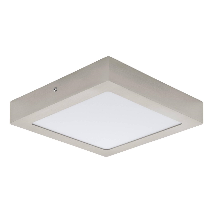 Eglo 64721 -LED-kattovalaisin FUEVA PRO LED/19W/230V 4000K 22,5x22,5 cm mattakromi