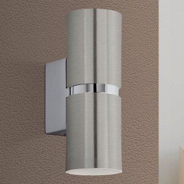Eglo 64794 - LED-seinävalaisin PASSA PRO 2xGU10/3,3W/230V 3000K mattakromi