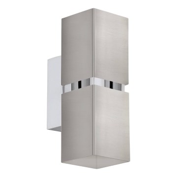 Eglo 64797 - LED-seinävalaisin PASSA PRO 2xGU10/3,3W/230V 3000K mattakromi