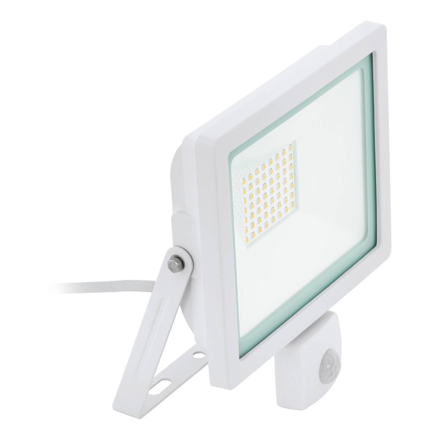Eglo 64874 - LED-valonheitin anturilla FILETTI LED/10W/230V 3000K IP44 valkoinen