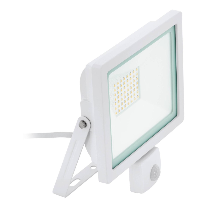Eglo 64886 - LED-valonheitin anturilla FILETTI LED/50W/230V 4000K IP44 valkoinen
