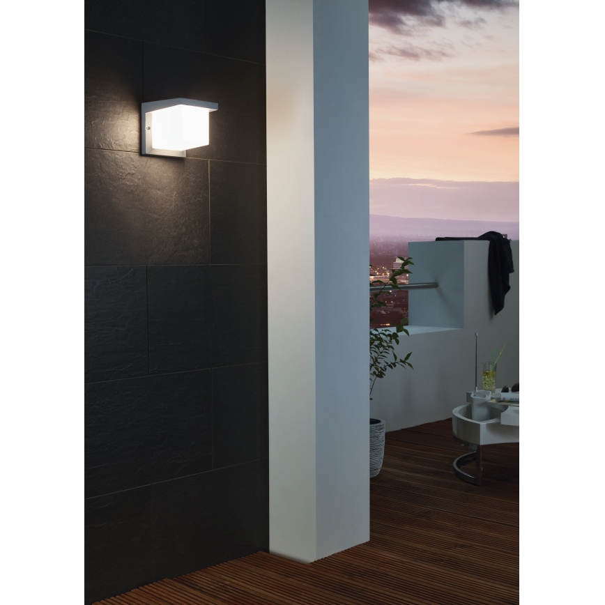 Eglo 65046 - LED-ulkoseinävalaisin DESELLA PRO LED/10W/230V IP54 antrasiitti