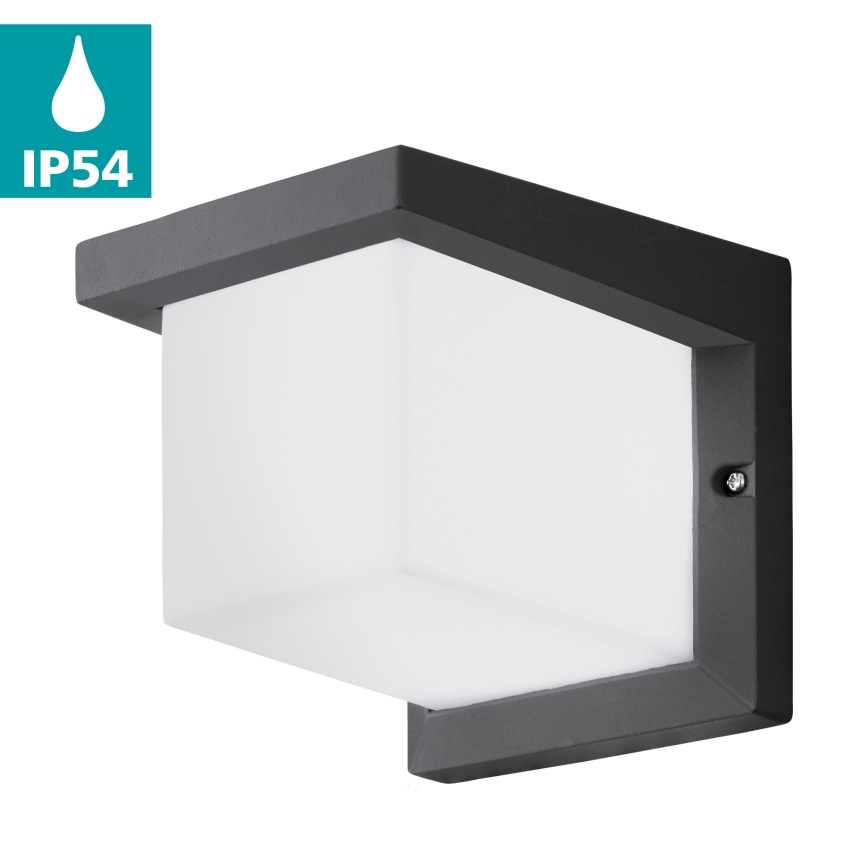 Eglo 65046 - LED-ulkoseinävalaisin DESELLA PRO LED/10W/230V IP54 antrasiitti