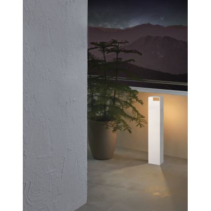 Eglo 65085 - LED-ulkolamppu DONINNI PRO LED/5W/230V 3000K 80 cm IP44 valkoinen