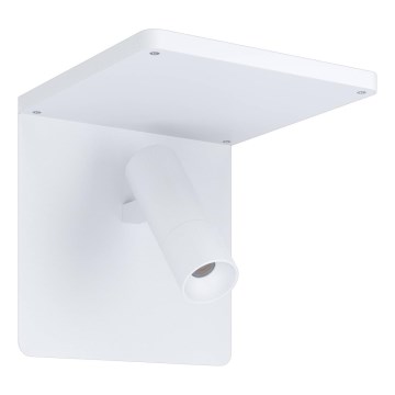 Eglo 67562 - LED Seinävalo hyllyllä CIGLIE LED/8,1W/230V valkoinen