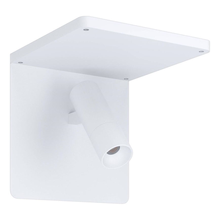 Eglo 67562 - LED Seinävalo hyllyllä CIGLIE LED/8,1W/230V valkoinen