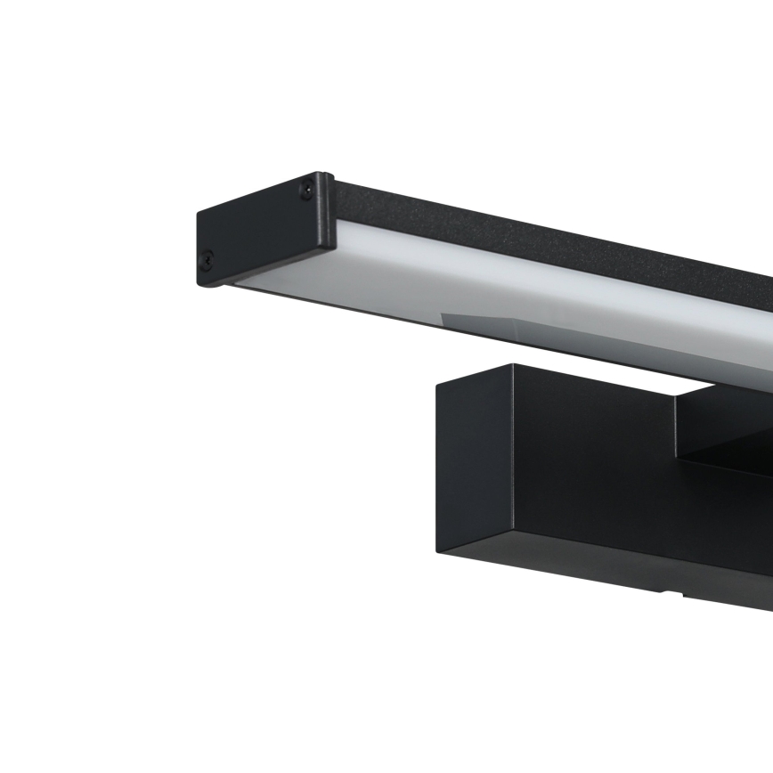 Eglo 74061 - Kylpyhuoneen LED-peilivalo GALENZANA LED/7,4W/230V 4000K 40 cm IP44 musta