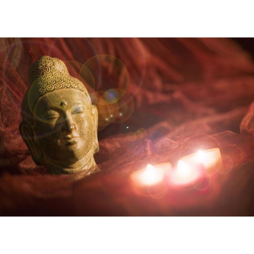 Eglo 75039 - LED-koristemaalaus BUDDHA 3xLED/0,02W/2xAA 30x45 cm