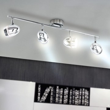 Eglo 75126 - LED-kohdevalaisin LOZAINA 4xLED/3W/230V