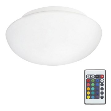 Eglo 75351 - Himmennettävä LED-RGB-kattovalaisin ELLA-C 1xE27/7,5W/230V