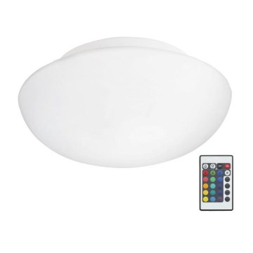 Eglo 75352 - Himmennettävä LED RGB-kattovalaisin ELLA-C 2xE27/7,5W/230V + kaukosäädin