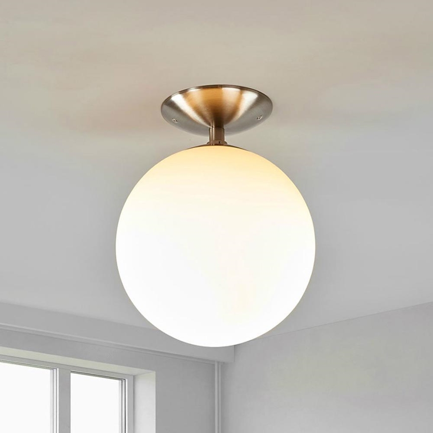 Eglo 75358 - RGBW Himmennettävä kattovalaisin RONDO-C 1xE27/7,5W/23V halkaisija 25 cm + kauko-ohjaus