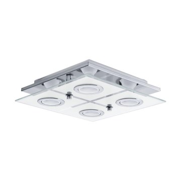 Eglo 75378 - LED RGBW Himmennettävä kattovalo CABO-C 4xGU10/4W/230V + kauko-ohjaus