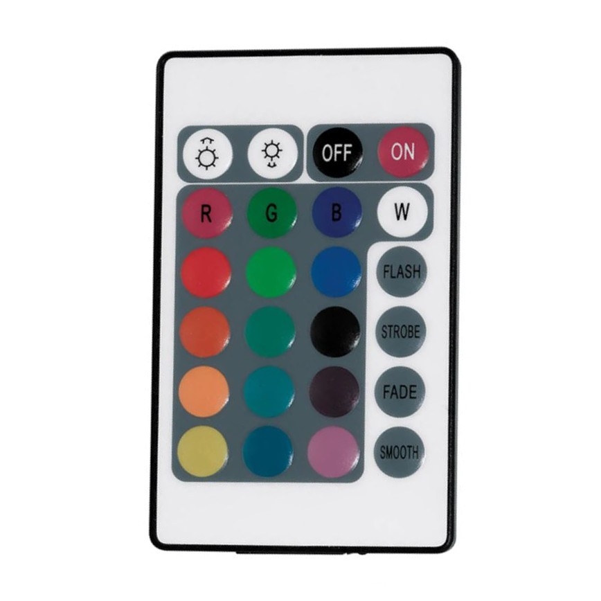 Eglo 75387 - LED RGB Himmennettävä kohdevalo BUZZ-C 6xGU10/4W/230V + kaukosäädin