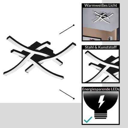 Eglo - Kiinteä LED-kattokruunu LED/16W/230V