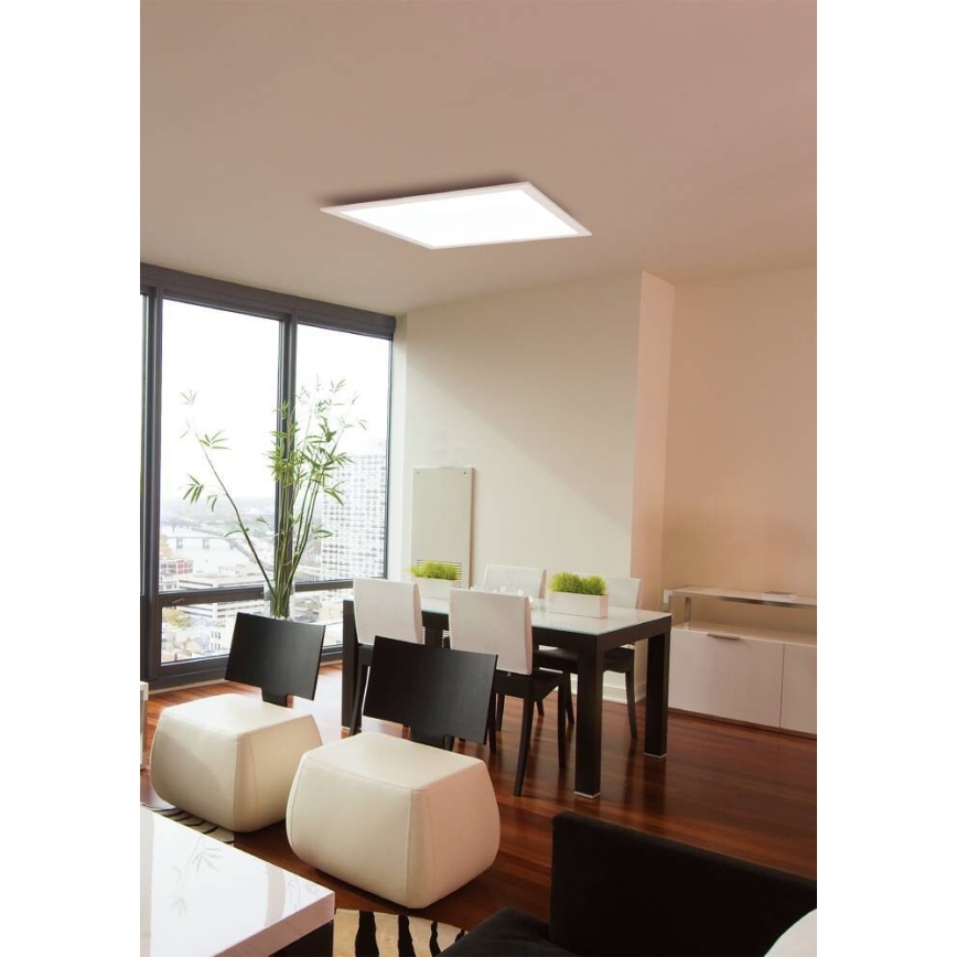 Eglo 75525 - LED RGBW Himmennettävä kattovalo SALOBRENA LED/12W/230V 2700-6500K + kauko-ohjaus
