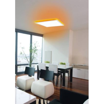 Eglo 75525 - LED RGBW Himmennettävä kattovalo SALOBRENA LED/12W/230V 2700-6500K + kauko-ohjaus