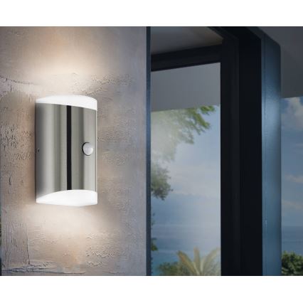 Eglo - LED ulkoseinävalaisin anturilla 2xGU10/4,6W/230V IP44