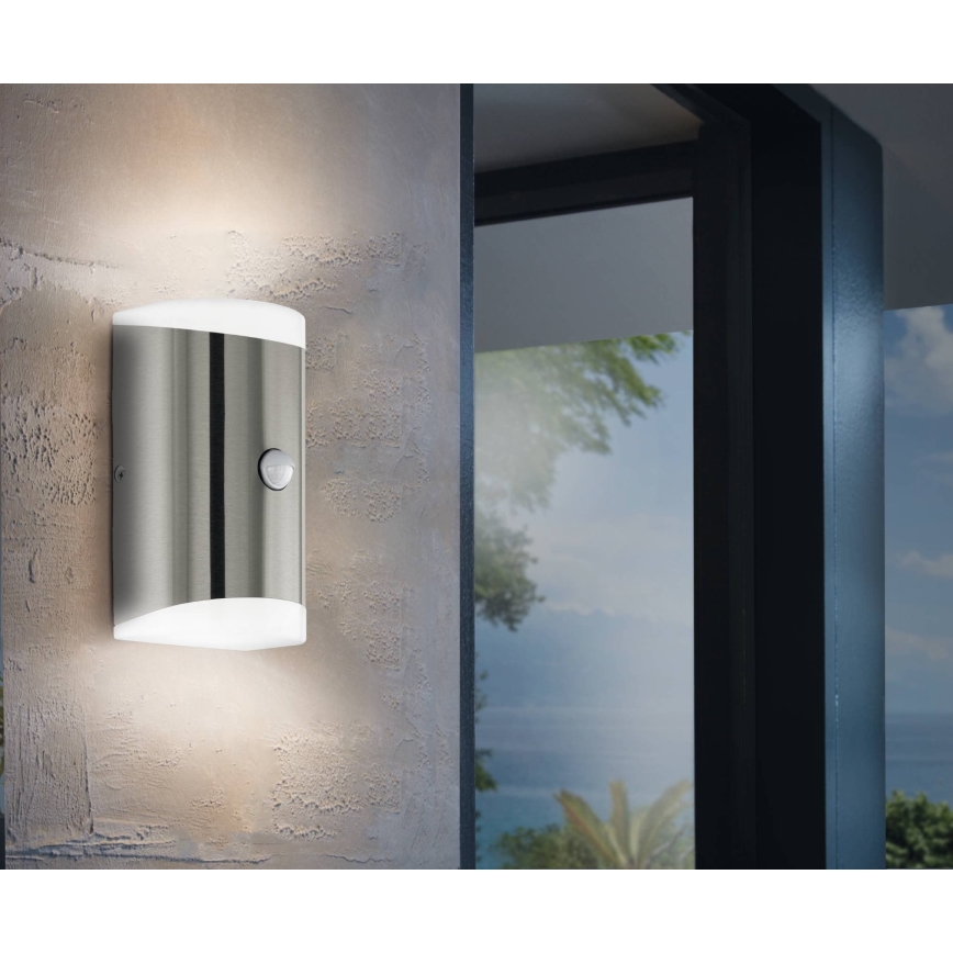 Eglo - LED ulkoseinävalaisin anturilla 2xGU10/4,6W/230V IP44
