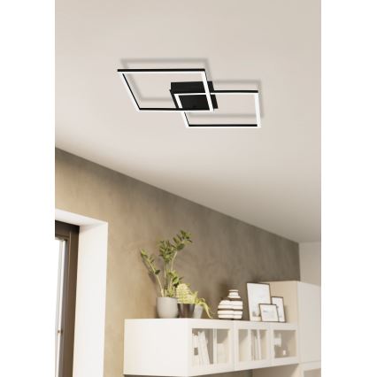 Eglo - LED  Himmennettävä pinta-asennettava kattokruunu LED/28W/230V 3000-6500K + kaukosäädin