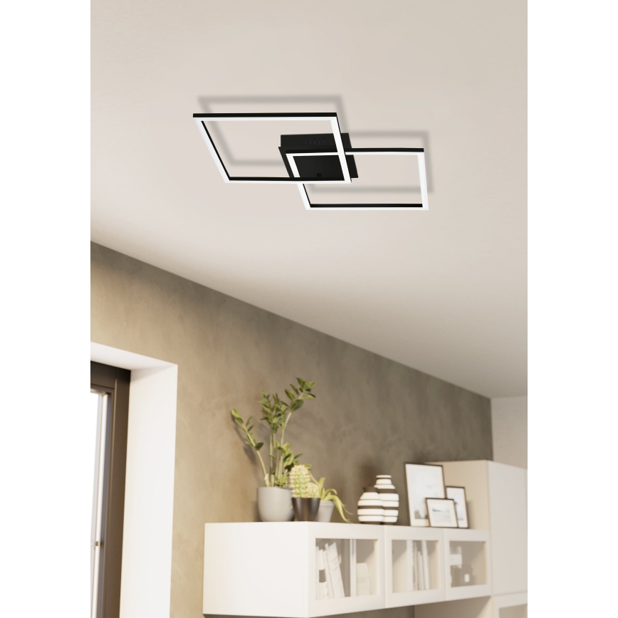 Eglo - LED  Himmennettävä pinta-asennettava kattokruunu LED/28W/230V 3000-6500K + kaukosäädin