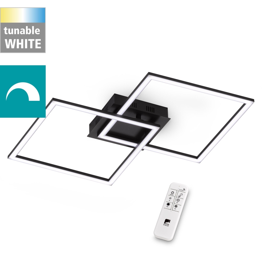 Eglo - LED  Himmennettävä pinta-asennettava kattokruunu LED/28W/230V 3000-6500K + kaukosäädin